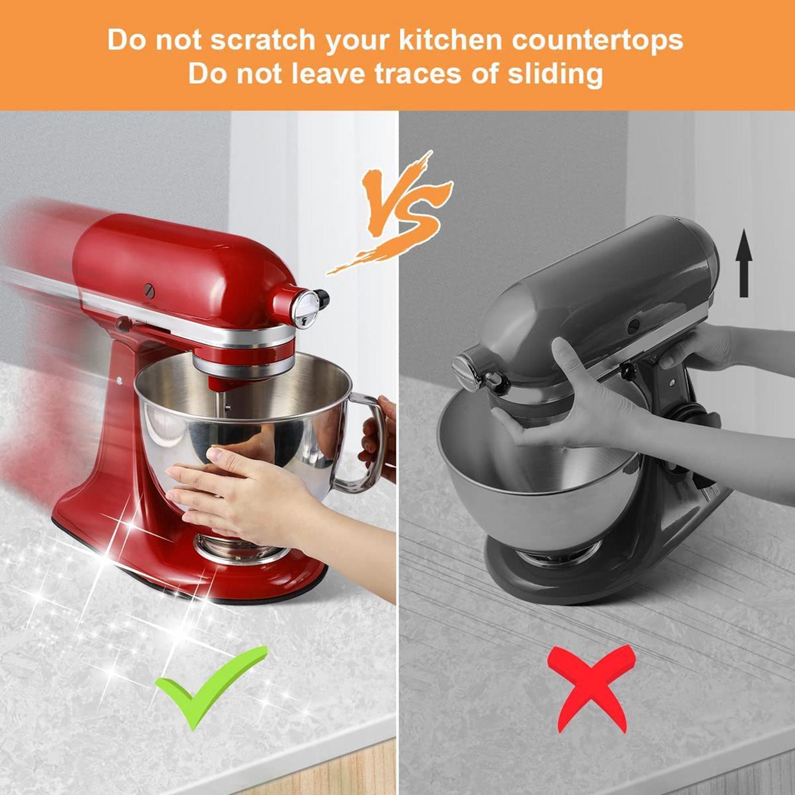 Mixer Mover Appliance Sliding Tray Mat Mixer Slider Mat for Kitchen Countertop Stand Mixer