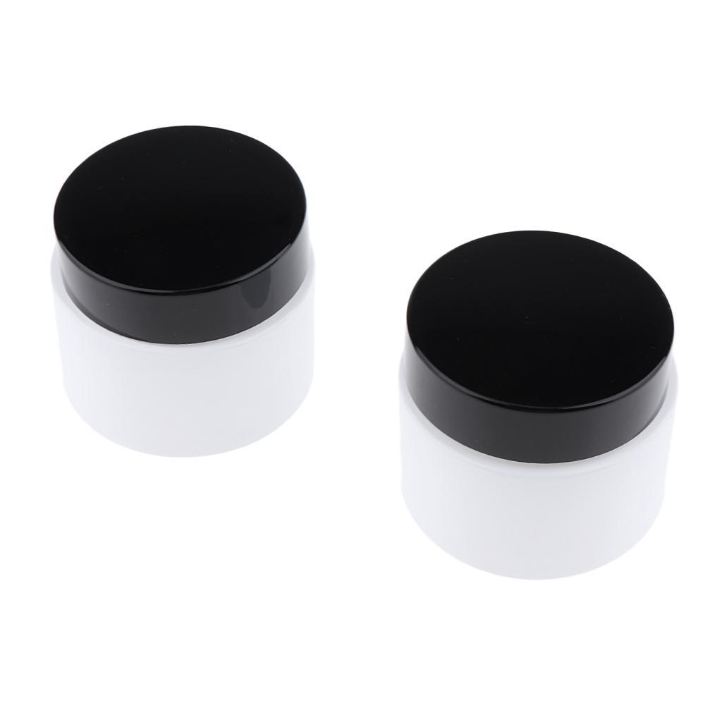 2x Cosmetic Empty Jar Pot Makeup Face Cream Container Glass Bottle 20/30/50g -