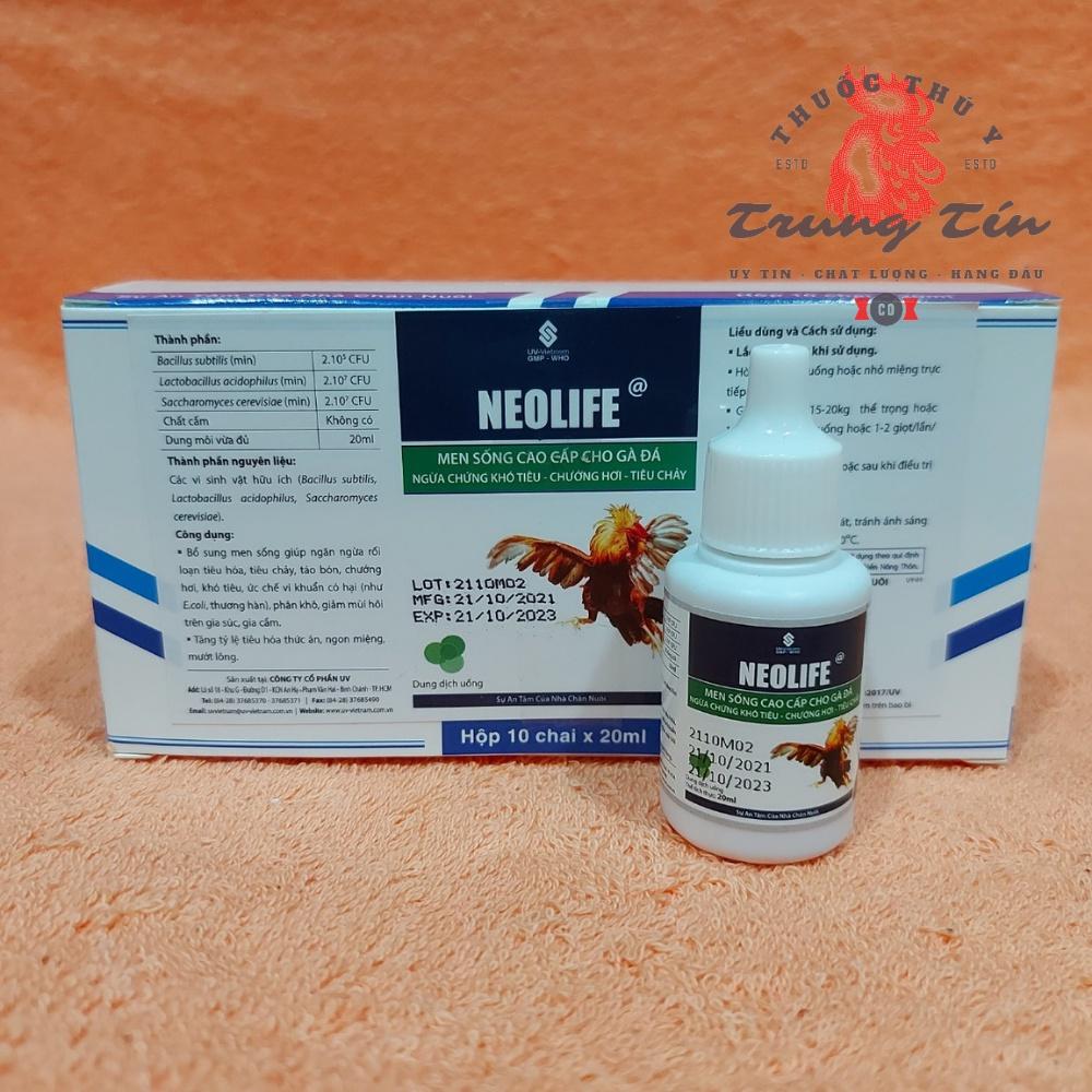NEO LIFE - men sống cao cấp cho gà đá , khó tiêu , chướng hơi , tiêu chảy