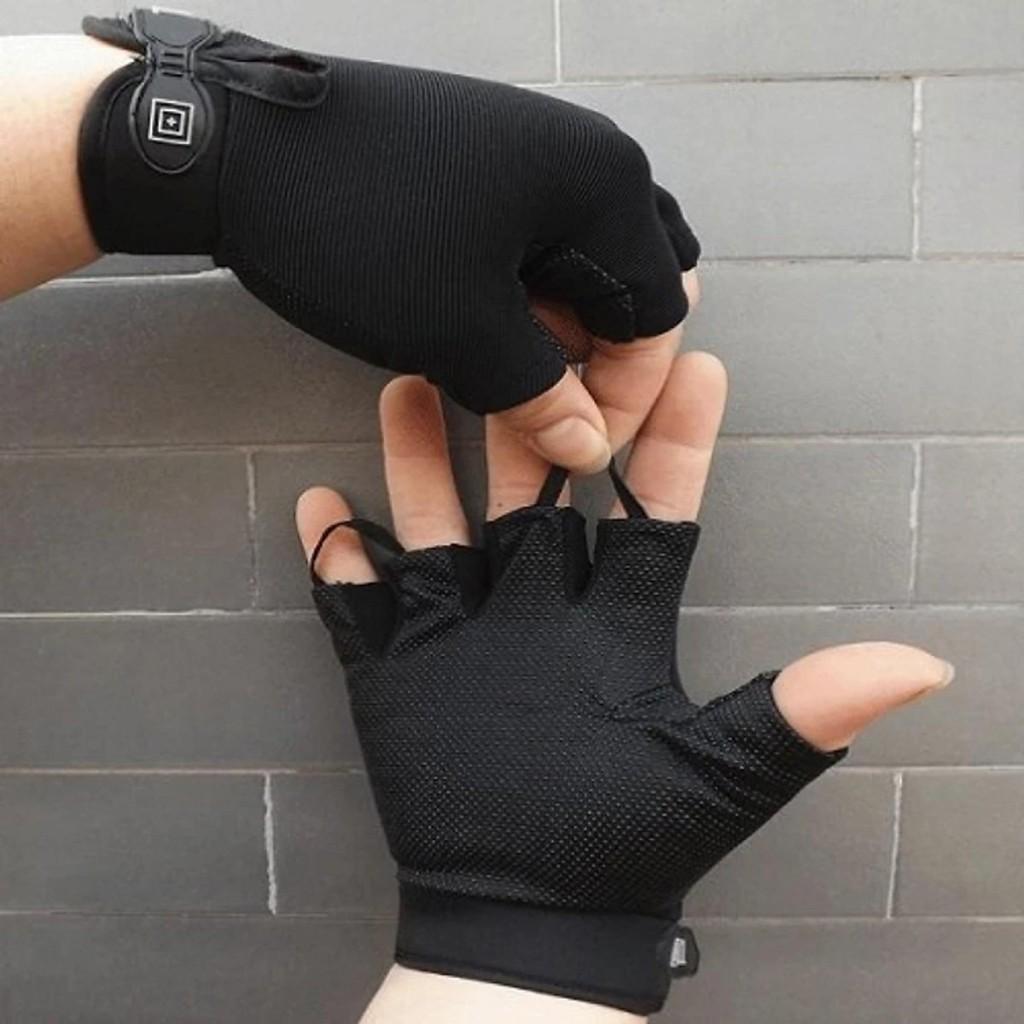 1 Đôi Găng Tay Chiến Thuật Hở Ngón