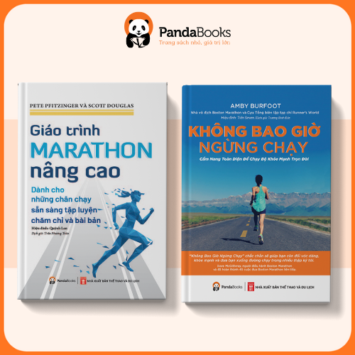 Sách - Combo 2 cuốn Giáo trình marathon nâng cao Không bao giờ ngừng chạy