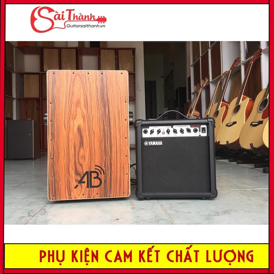 Trống cajon có lắp EQ kết nối loa