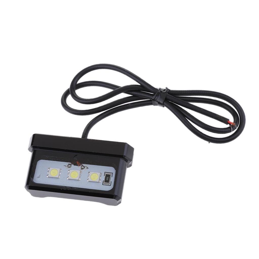 Motorcycle  Holder Light Rear Tail Lamp for   Black