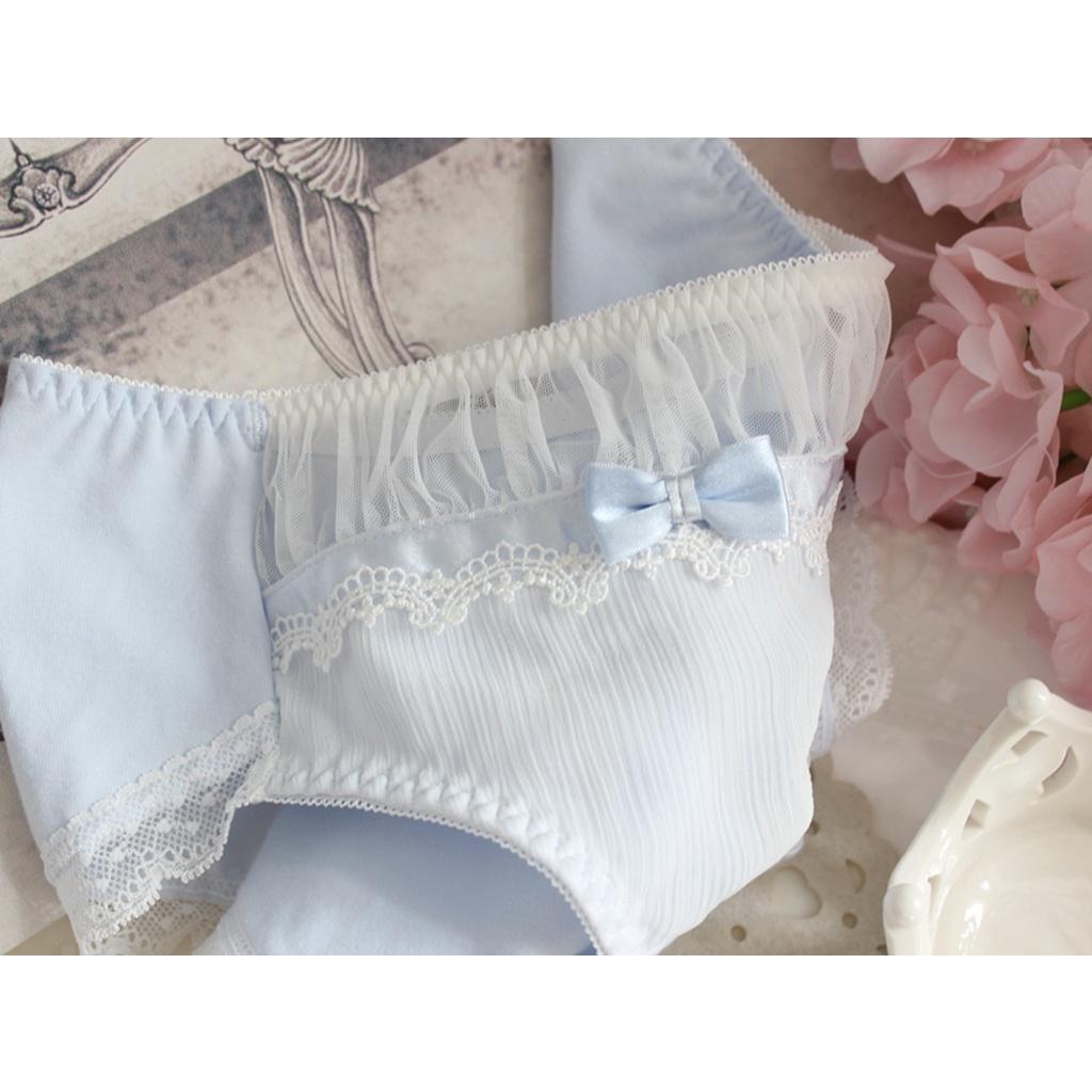 Quần Lót Nữ Cotton Thời Trang Phối Ren Cạp Ngang Eo Xuất Đông Âu . Hàng Loại Đẹp.