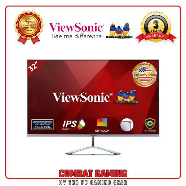 Màn Hình ViewSonic VX3276 2K MHD 32&quot;/IPS/75Hz/HDR10 (2021) - Hàng Chính Hãng