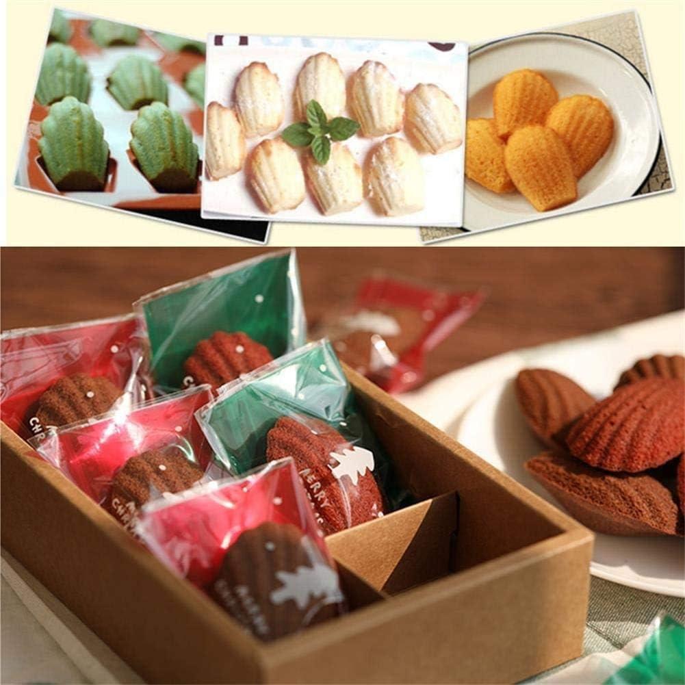 Khuôn Làm Bánh Bằng Silicon Madeleine Có Rãnh Khuôn Bánh Chịu Nhiệt Độ Cao Cho Cupcakes, Brownies, Cakes, Pudding