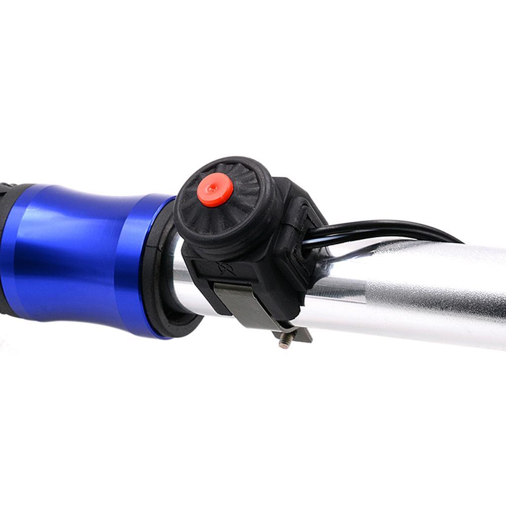 2 PCS 7/8 Scooter ATV Motorcycle  On Off Start Button Kill Switch Red