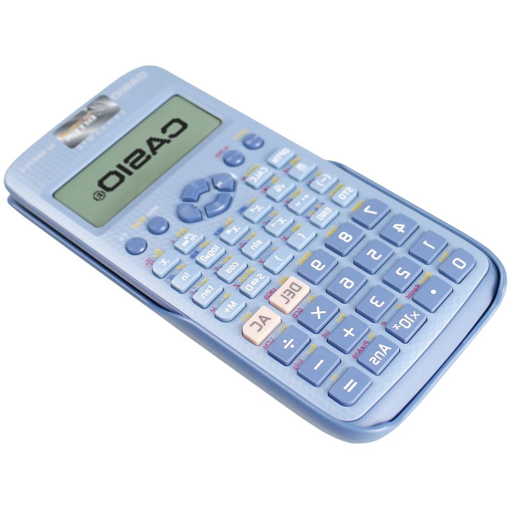 Bộ Máy Tính Casio FX 580 VN X - Màu Xanh Da Trời + 2 Bút Bi Pilot BP-1RT - Mực Xanh