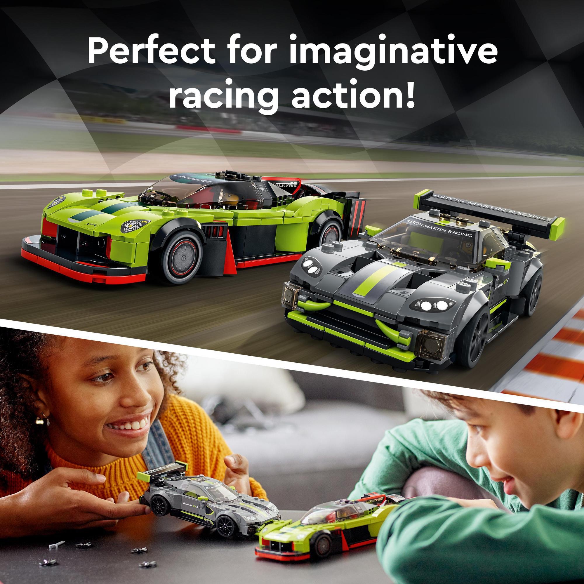 LEGO Speed Champions 76910 Siêu Xe Aston Martin Valkyrie AMR Pro and Aston Martin Vantage GT3
