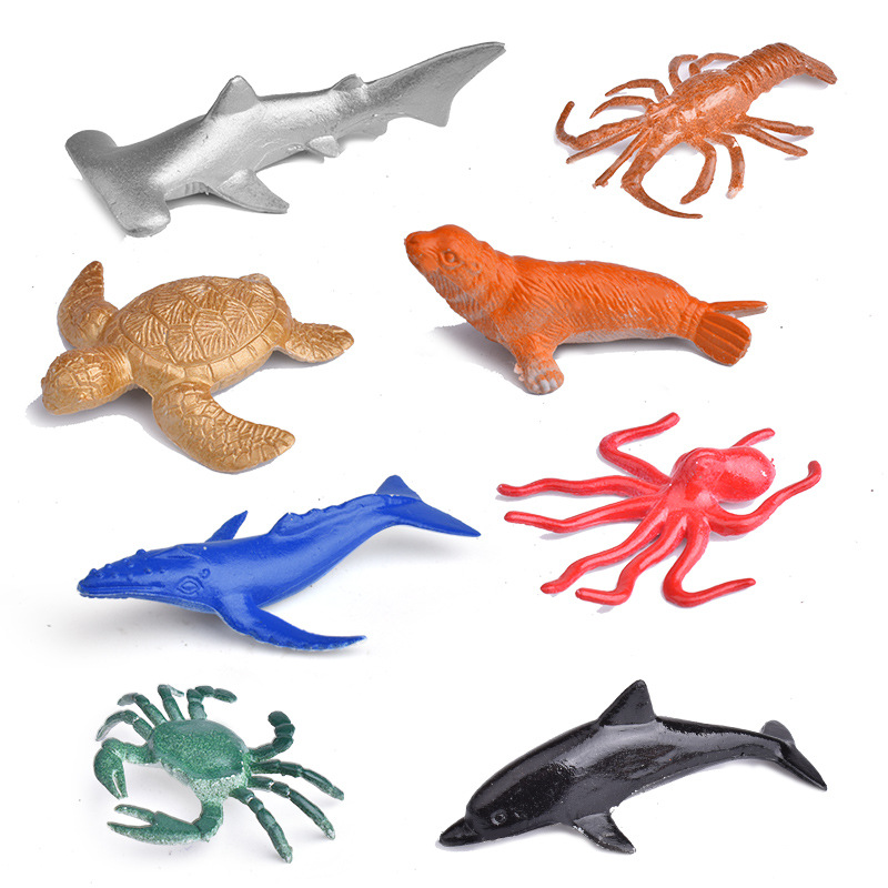 Bộ đồ chơi 46 mô hình Cá & sinh vật Biển New4all Animal Ocean World sống động cho bé 3 tuổi