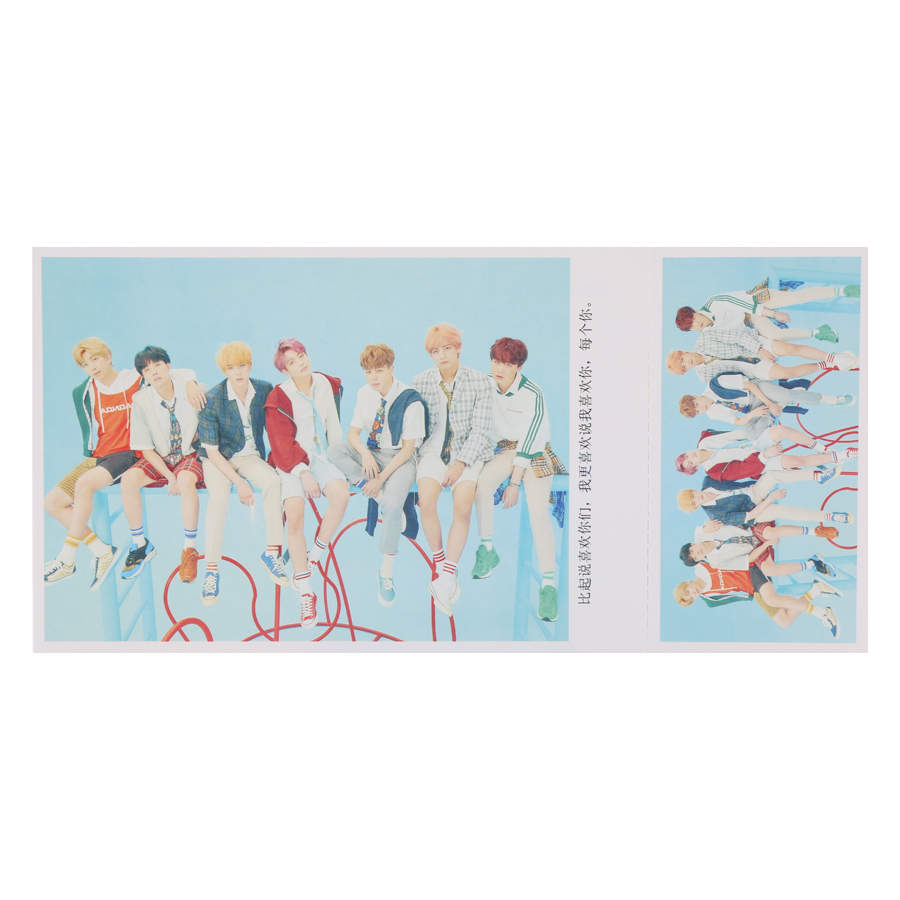 Bộ Postcard Ban Nhạc BTS - Fake Love (19 x 9.5 cm)