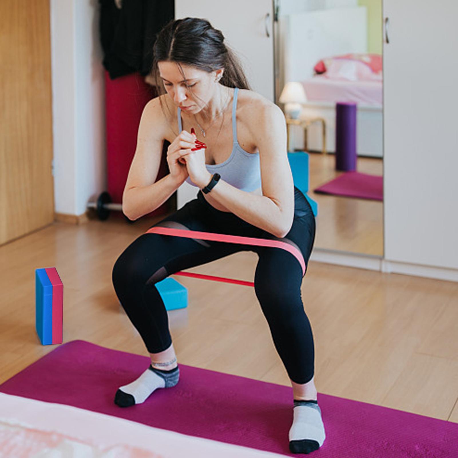 Sét 11 thiết bị tập Yoga với dây kháng lực, bóng