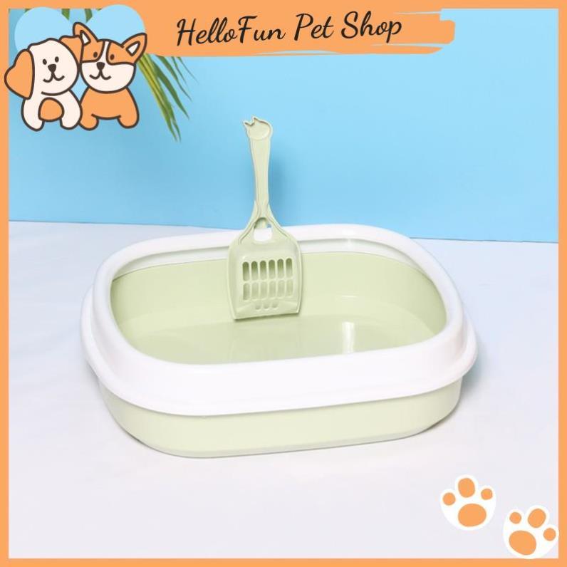 Khay vệ sinh cho thú cưng kích thước 46*38*13cm (Tặng kèm xẻng xúc cát