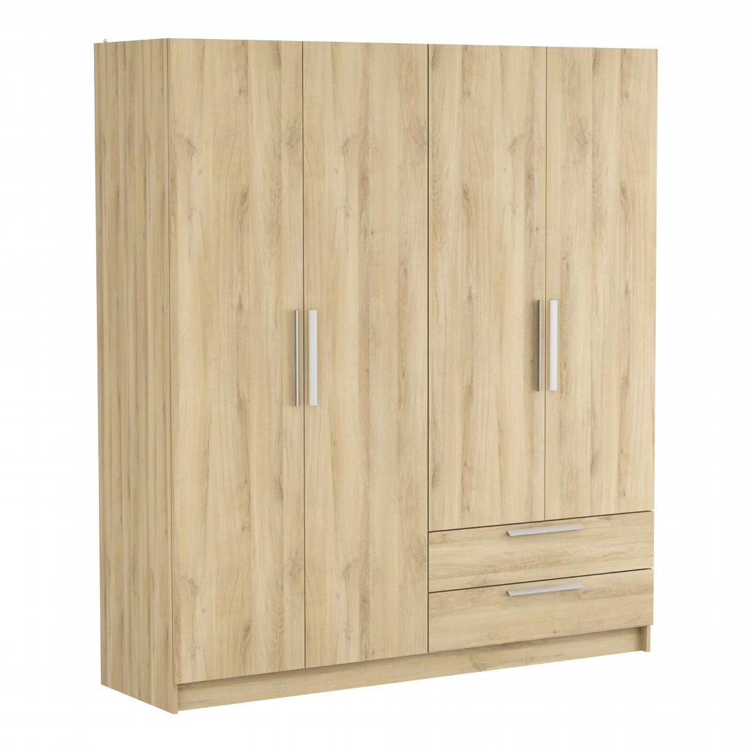 Tủ áo nhỏ gọn tủ đựng quần áo bằng gỗ MDF SMLIFE Cory