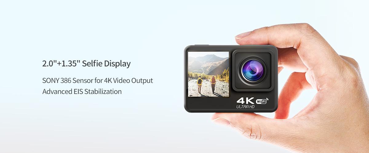 Các nhà sản xuất Trung Quốc Yi Real 4K 30 khung hình / giây 60fps Camera hành động độ phân giải cao