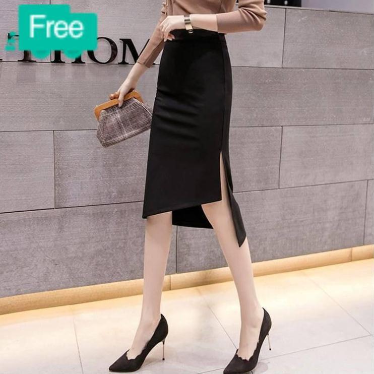 Mua từ hai sp có quà nhé chân váy ôm gấu vạt chéo 70cm xinh xắn