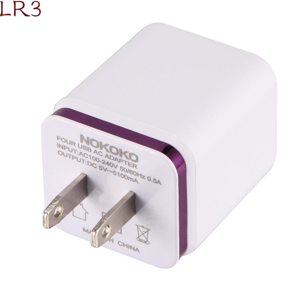 Củ Sạc 5.1A với 4 trong 1 Cổng Usb Cho Điện Thoại IPAD TABLET