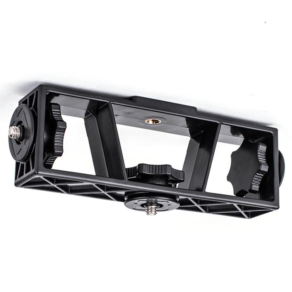 Phụ kiện khung neo đa camera Douyin phong cách mới nhất Phụ kiện giá đỡ phát sóng trực tiếp cho điện thoại di động Chân máy kẹp đa chức năng Kẹp cố định ba vị trí PTZ