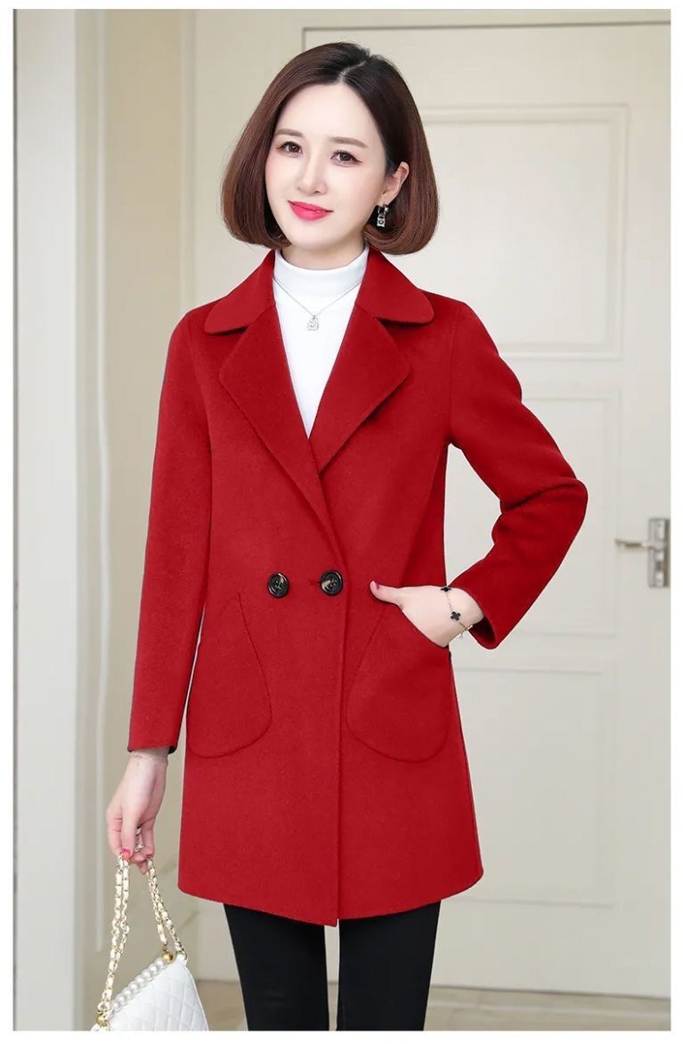 Áo dạ mỏng nữ phong cách Hàn Quốc mã AD01