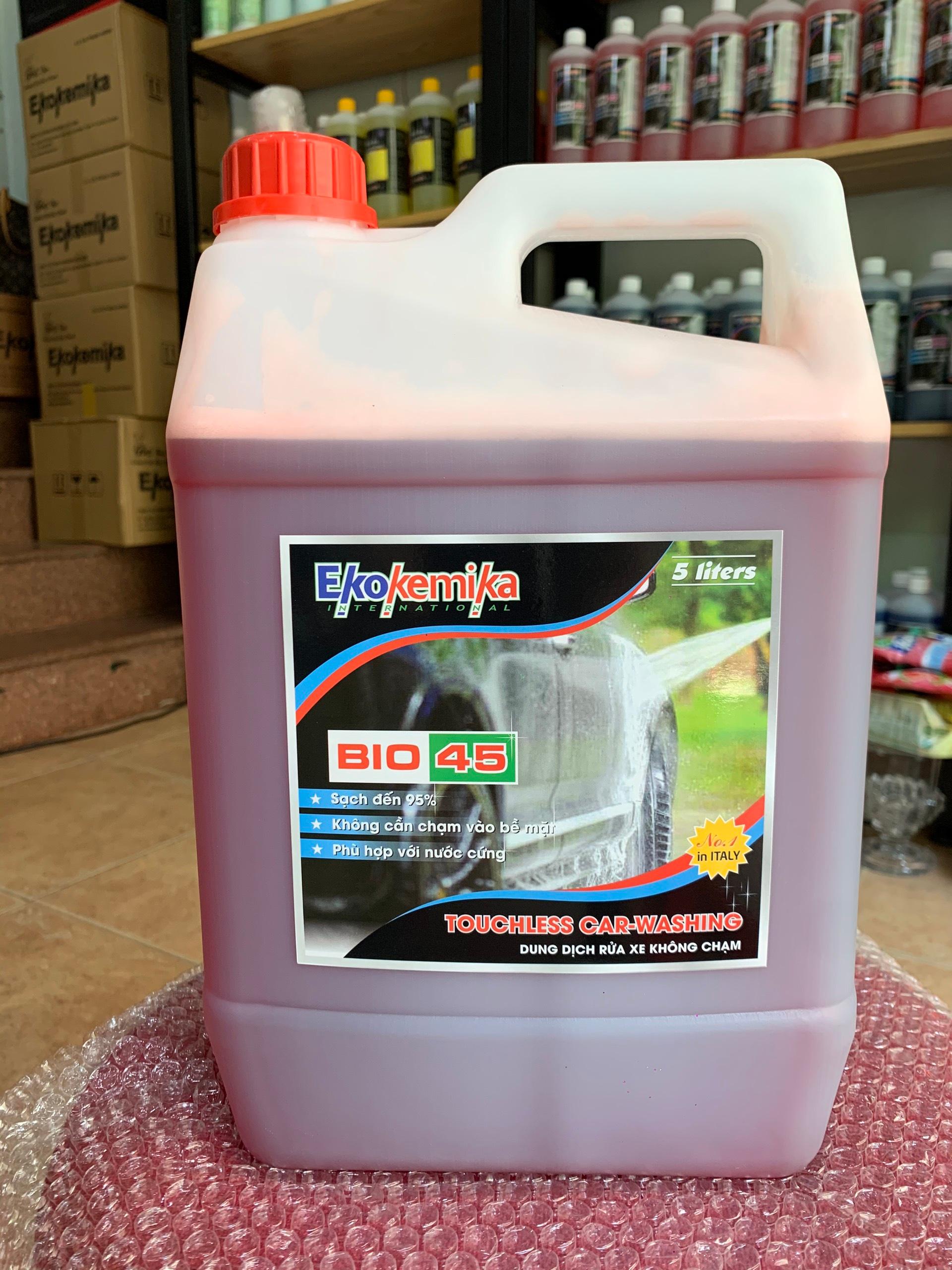 NƯỚC RỬA XE KHÔNG CHẠM EKOKEMIKA ITALY BIO 45-5L