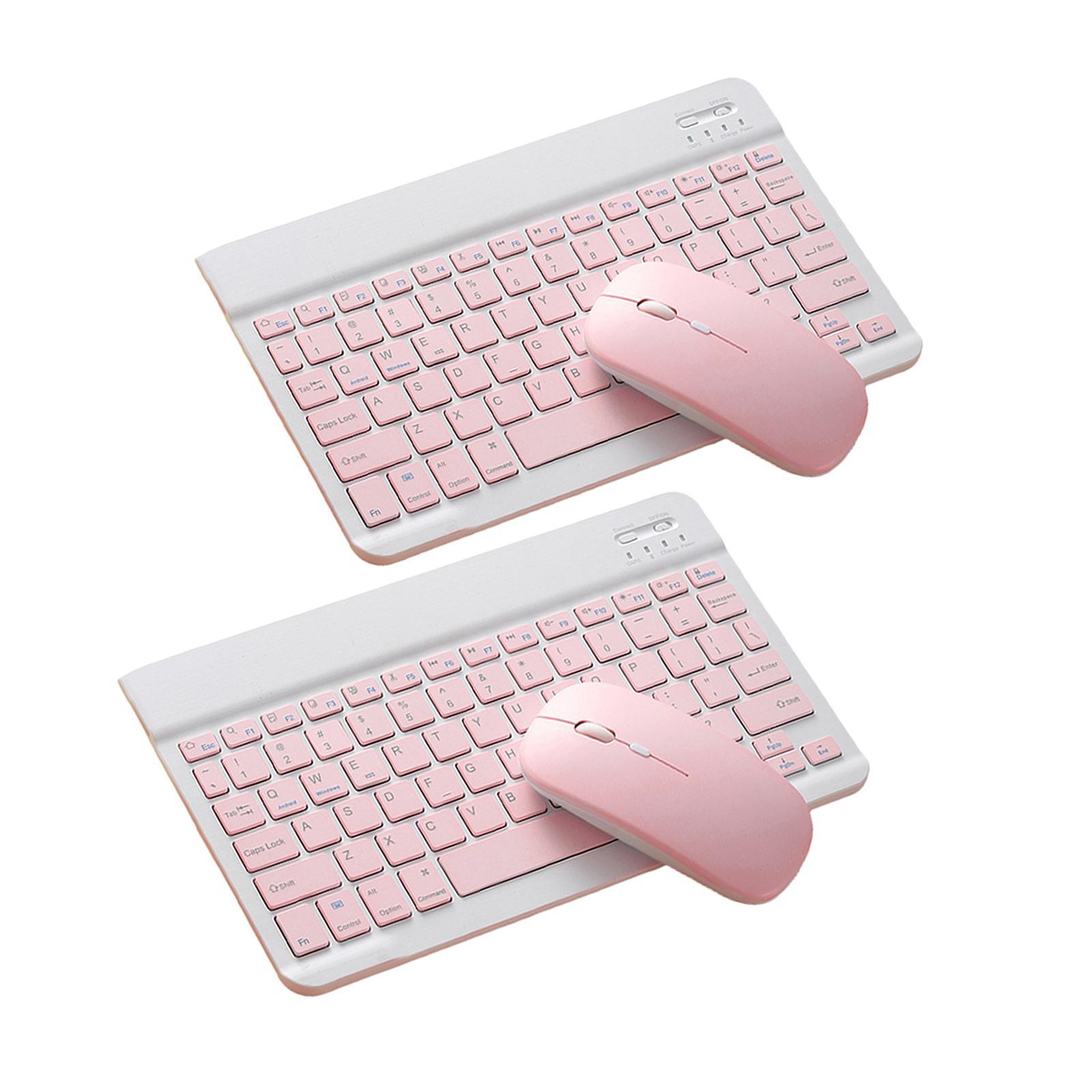 2Sets Wireless Bluetooth 10“ Keyboard Mouse Jelly Comb for iPad