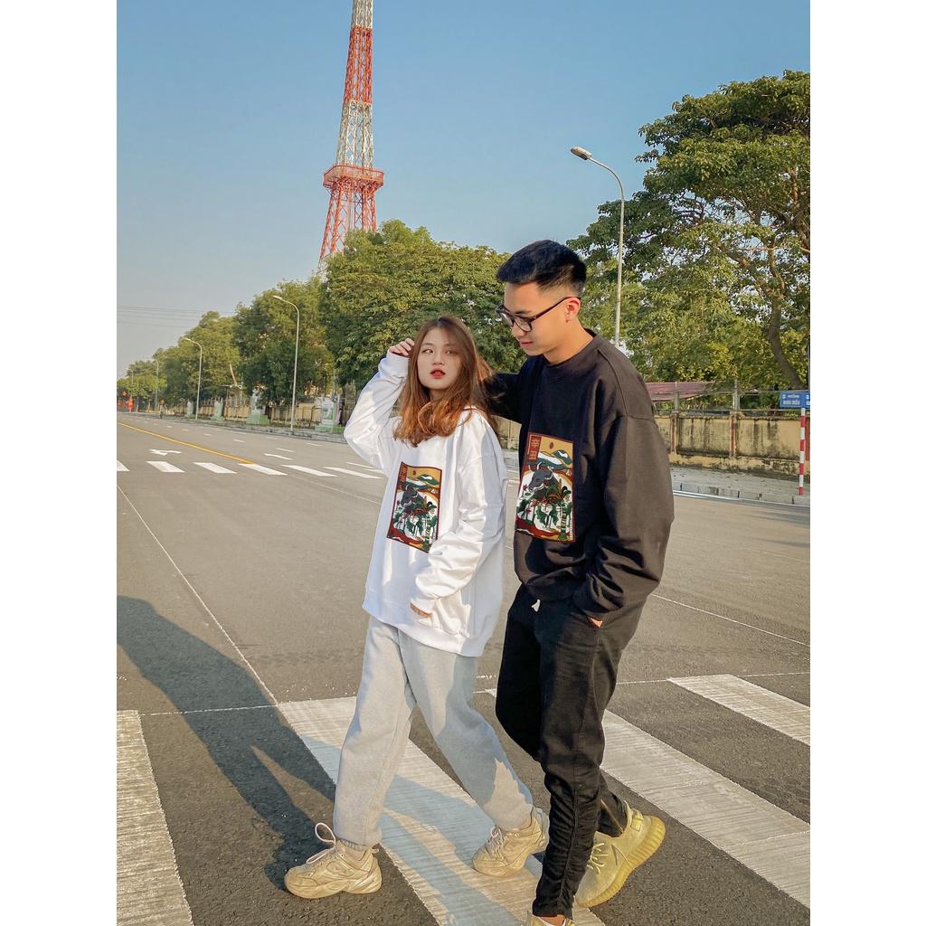 Áo sweater wright seaside pride and loyalty dobberman phong cách streetwear unisex