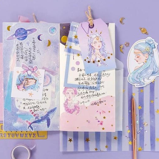 Set trang trí 107pcs siêu dễ thương