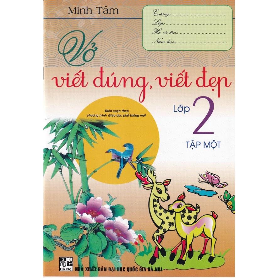 Sách Vở Viết Đúng Viết Đẹp Lớp 2 Tập 1