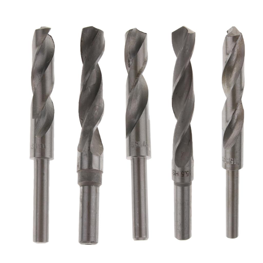 1Pc High Speed Steel 1/2 Drill Straight Shank Twist Metal Drill Bit