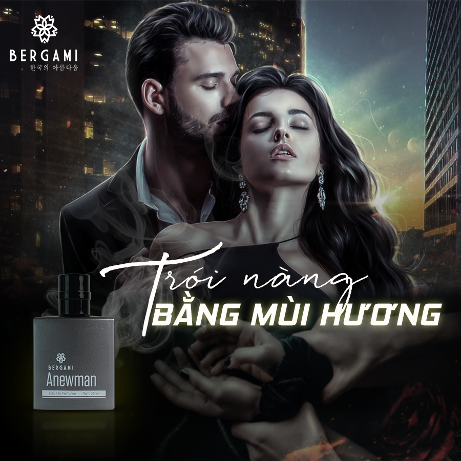 Nước hoa nam chính hãng Bergami Anewman 35ml - Lưu hương 12h