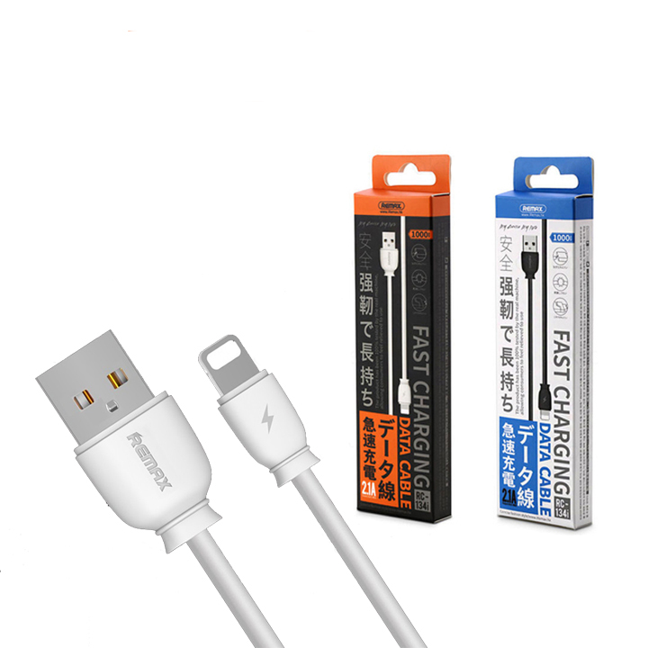 Cáp sạc và truyền dữ liệu Lightning RC-134i cho Apple iPhone, iPad dài 1m- Hàng chính hãng