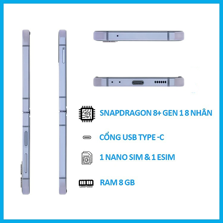 Điện thoại Samsung Galaxy Z Flip 4 - Hàng chính hãng