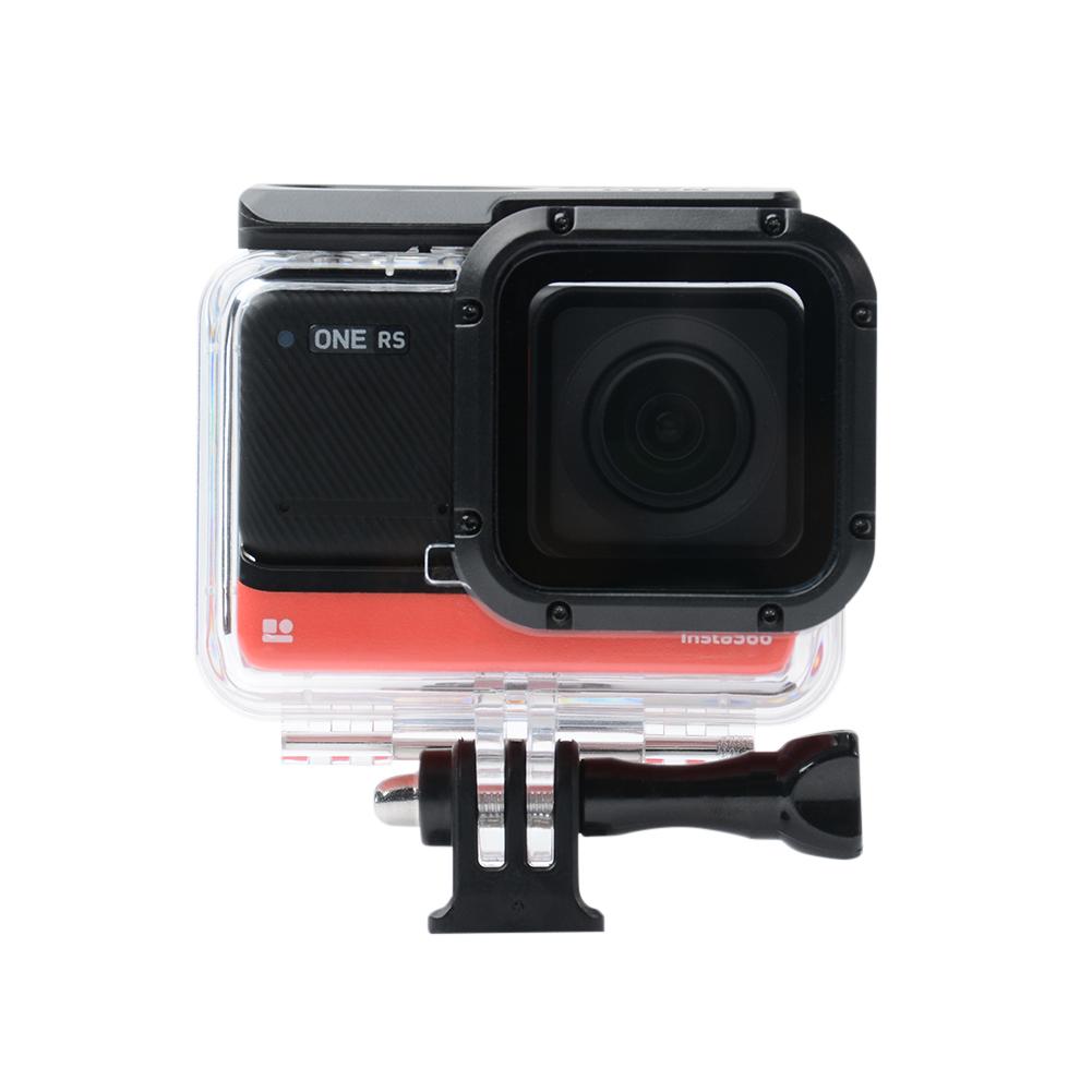 Trường hợp máy ảnh 60m Vỏ không thấm nước bảo vệ ống kính cho Insta360 một RS 4K CASE CASE CASE PHỤ KIỆN PHỤ KIỆN