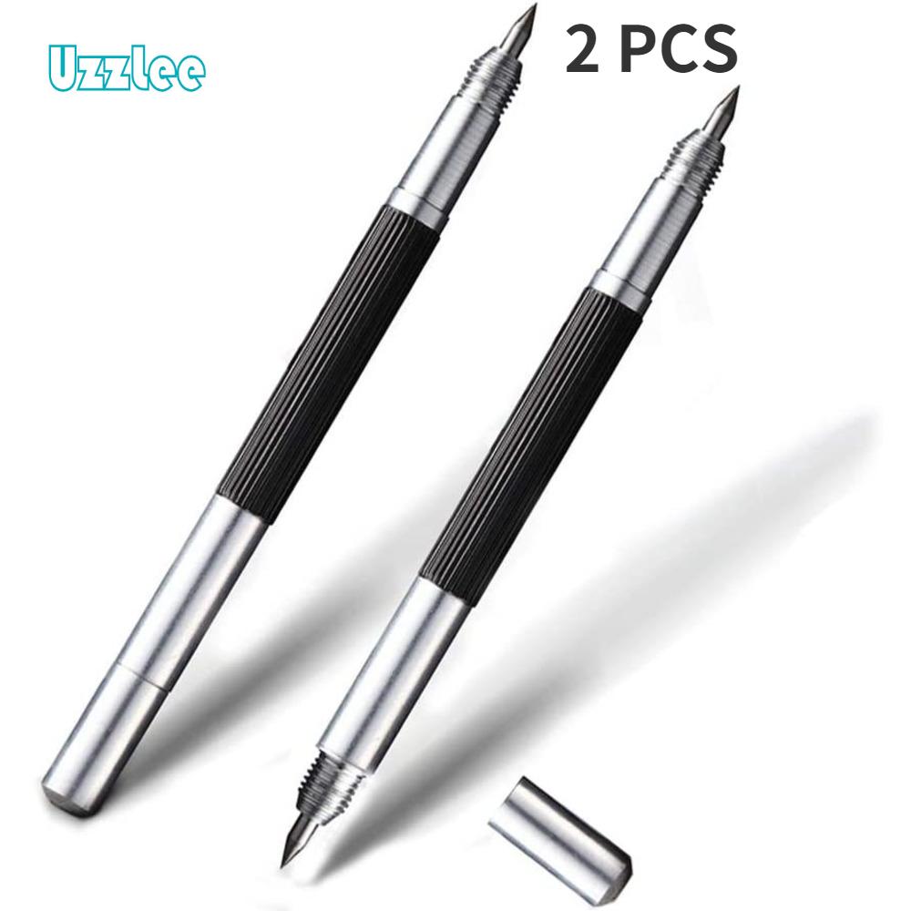 Vonfram cacbua, 2 chiếc Bút khắc khắc sàn với Đầu đôi Công cụ ghi chép Công cụ DIY Engraver Etcher Tools Kit