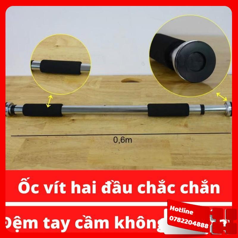 Xà Đơn Đa Năng Gắn Cửa Treo Tường Loại 60 - 100Cm Tập Thể Hình, Thể Dục Tại Nhà - Loại Tốt