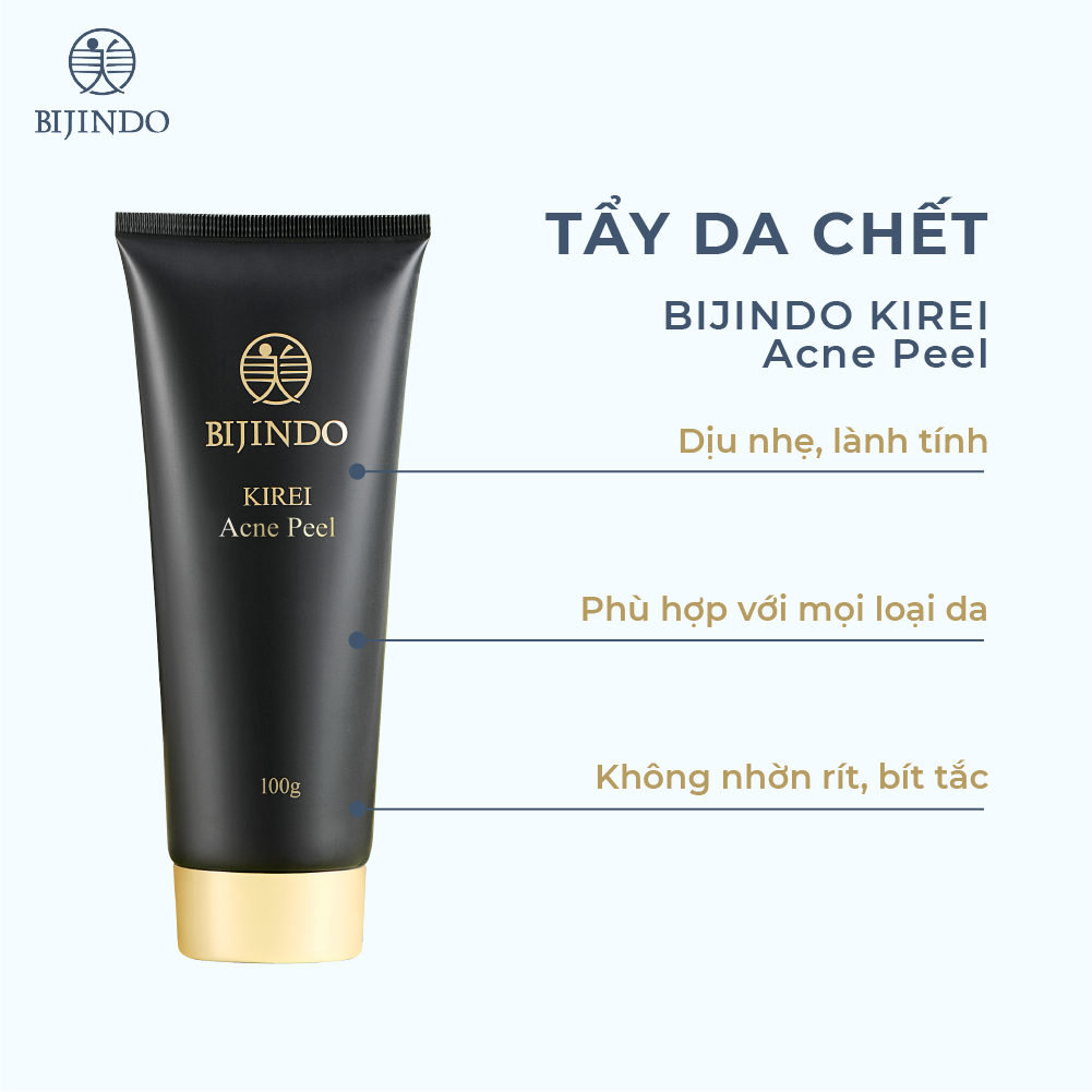 Tẩy Da Chết Ngừa Mụn BIJINDO Kirei Acne Peel 100g 