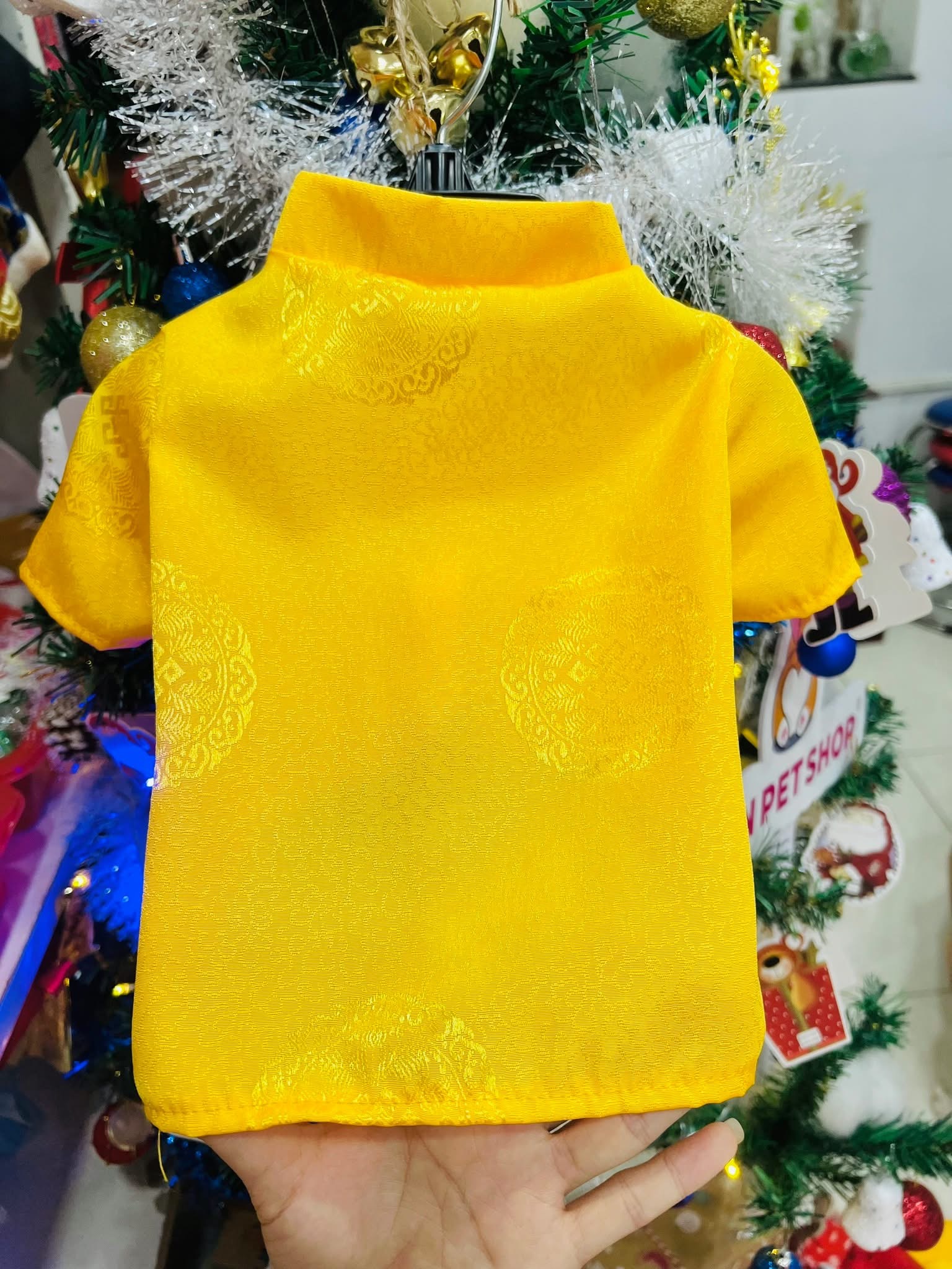 ÁO DÀI  GẤM CAO CẤP TỪ 0.5-15KG DÀNH CHO THÚ CƯNG CHÓ MÈO