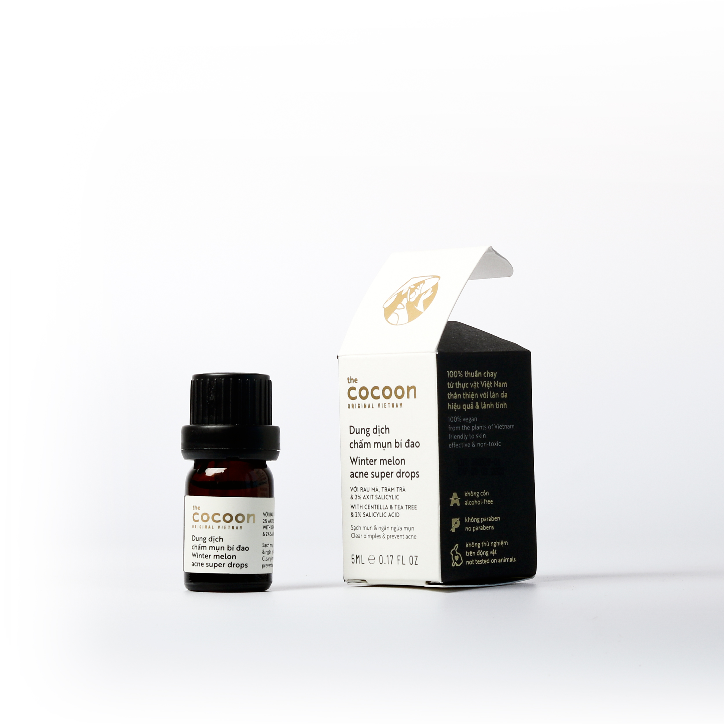 Combo gel bí đao rửa mặt Cocoon 140ml + Dung dịch chấm mụn bí đao cocoon 5ml