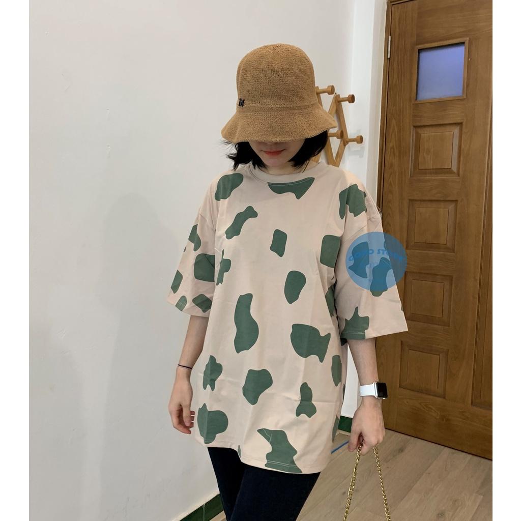 Áo thun unisex chó đốm - freesize-thun co giãn 4 chiều