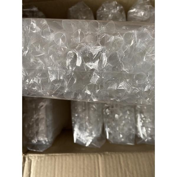 Ống hút trà sữa màu trắng có màng bọc cao cấp