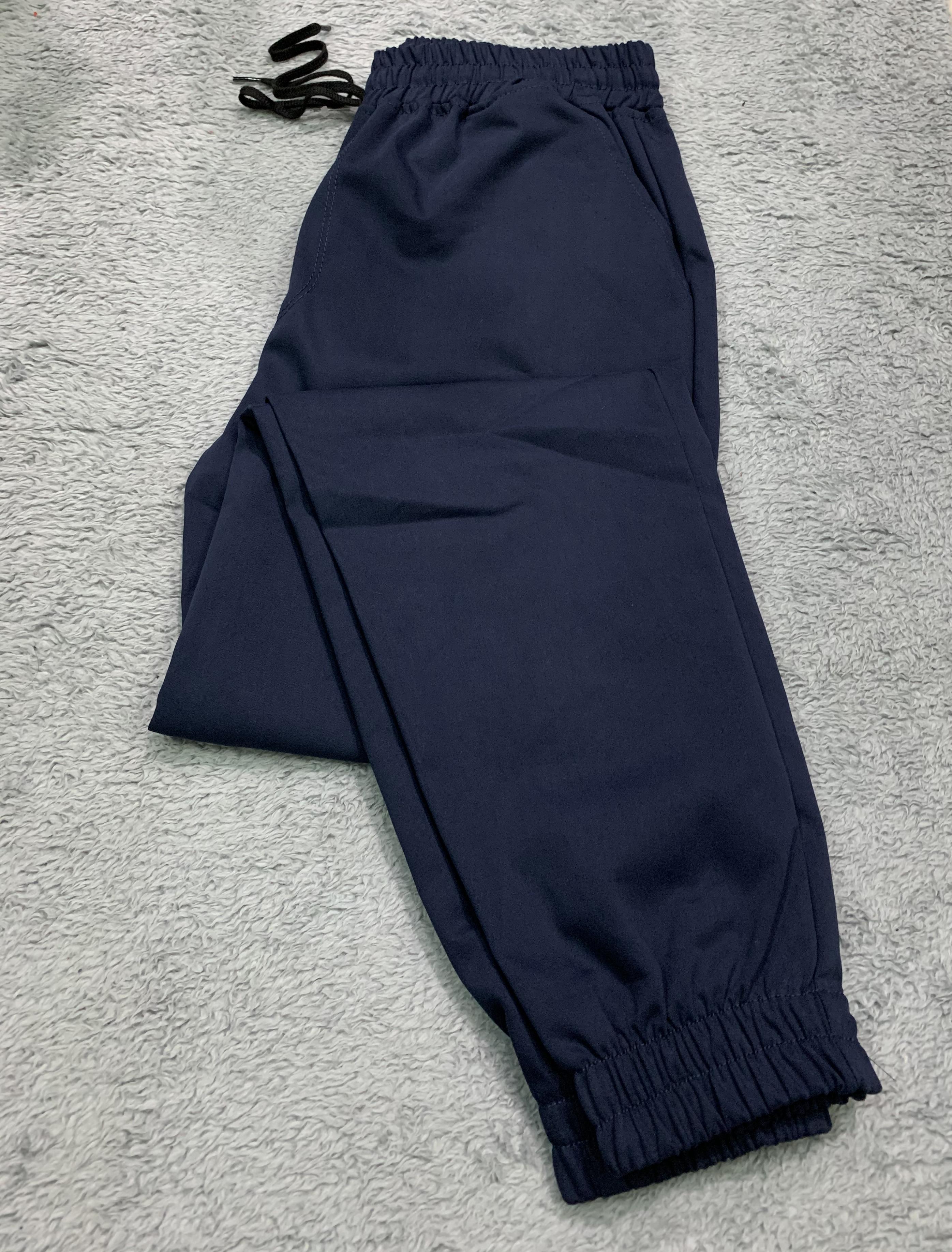 Quần Jogger Kaki Nam Cá Tính Màu Xanh Đen - TCK28062