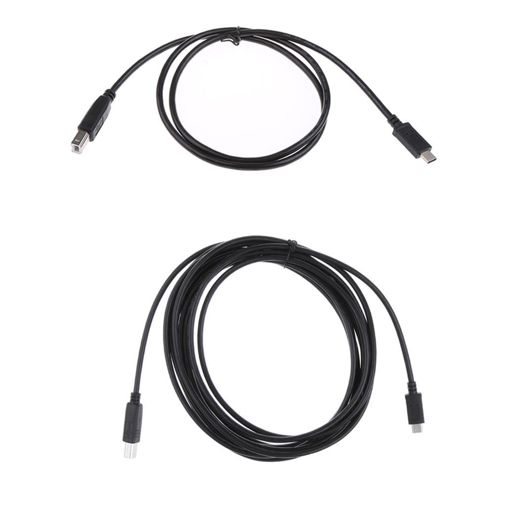 USB Type-A to USB Type-B Male Data Charge Printer Printing Cable Cord