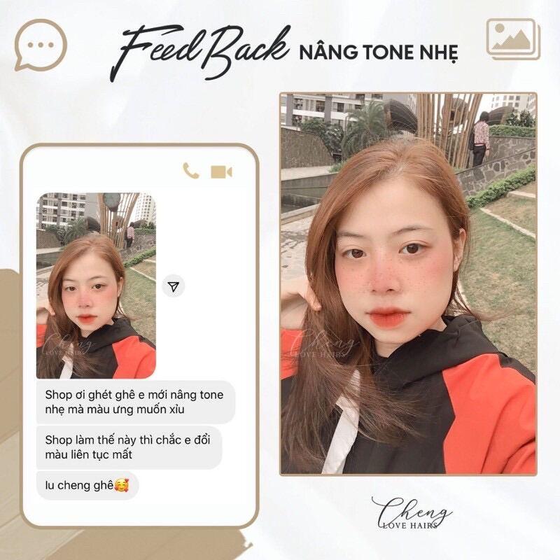 NÂNG TONE TÓC  Giúp nhuộm chuẩn các màu nền sáng - MT