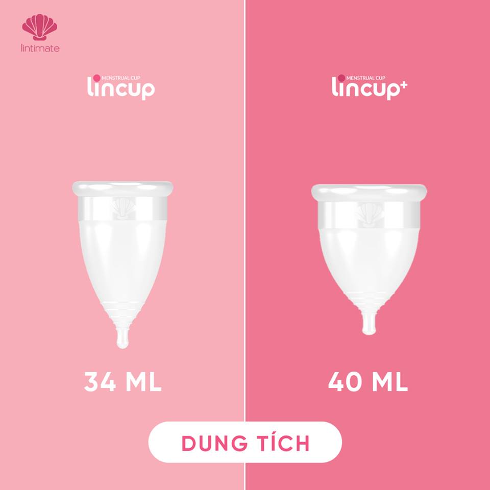 Cốc nguyệt san Lincup+ (Tặng 50 Viên tiệt trùng Milton + Cốc Tiệt Trùng)