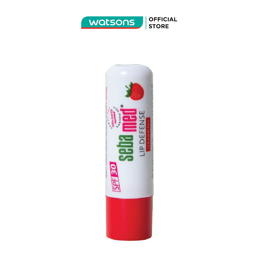 Son Dưỡng Sebamed Lip Defense Bảo Vệ Môi Hương Dâu SPF 30 4.8g