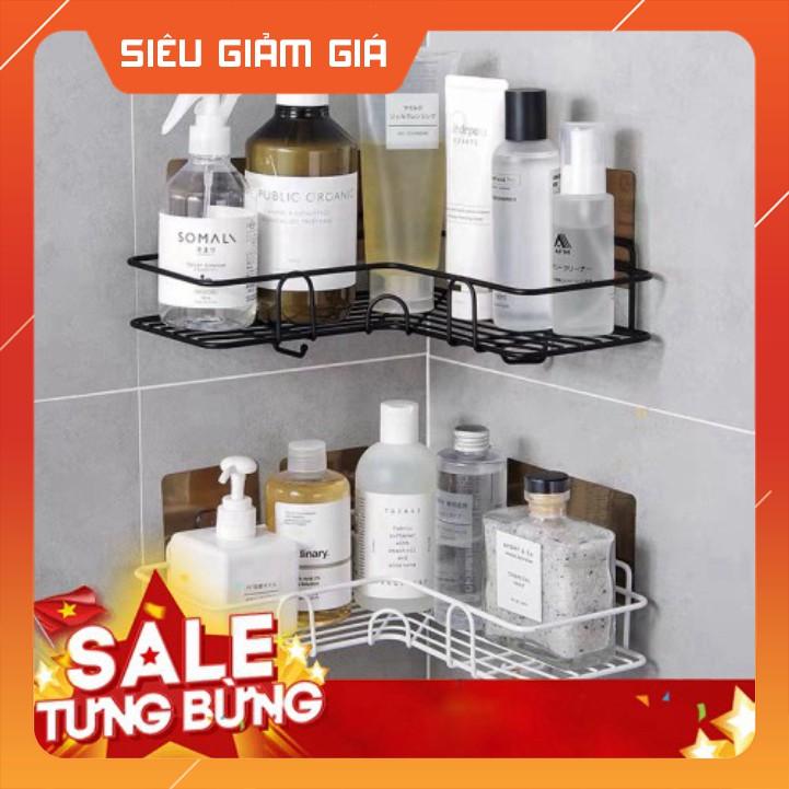 Kệ nhà tắm ,Kệ góc dính tường phòng tắm, nhà bếp cao cấp – Gắn siêu chắc không cần khoan tường