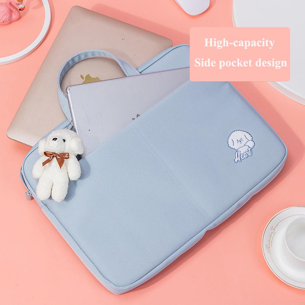 Deli 63756 Túi Xách Tay 14 ”Laptop Di Động Túi Briefbag Cặp Xanh Hồng Màu Sắc Tùy Chọn Thời Trang