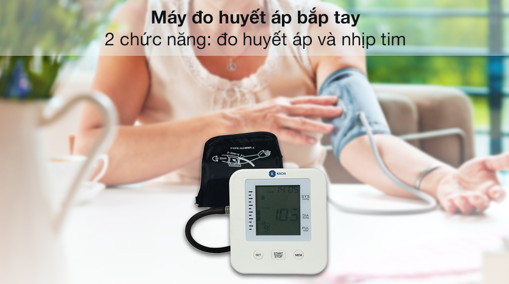Máy đo huyết áp bắp tay Kachi MK293 - Hàng chính hãng