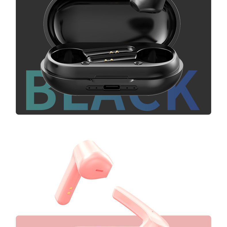 Tai Nghe Bluetooth True Wireless Earbuds Không Dây Bluetooth V5.0 PKCBLB-20 - Hàng Chính Hãng