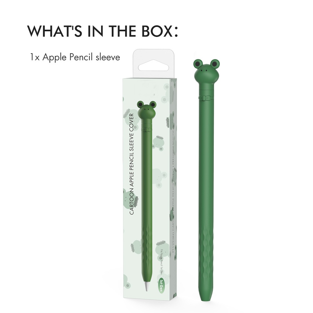 Case Bảo Vệ Cho Apple Pencil 1 Apple Pencil 2 Kai.n Penanimal Hàng Chính Hãng - Ếch - Apple Pencil 1